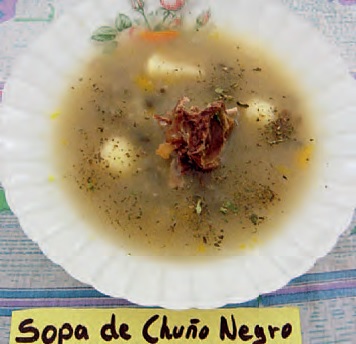 Sopa de Chuño Negro