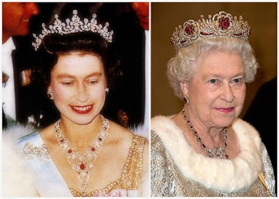 From Her Majesty's Jewel Vault: Queen Mary's Ruby Cluster Earrings