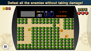 Link in the forest has to defeat all the enemies without taking damage