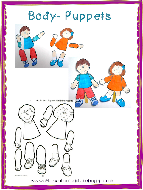 ESL/EFL Preschool Teachers: Body Theme for Preschool English Learners