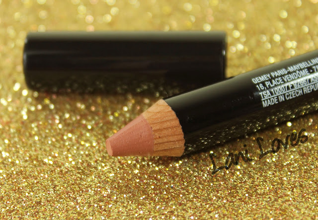 Maybelline Color Drama Lip Pencil - Nude Perfection Swatches & Review