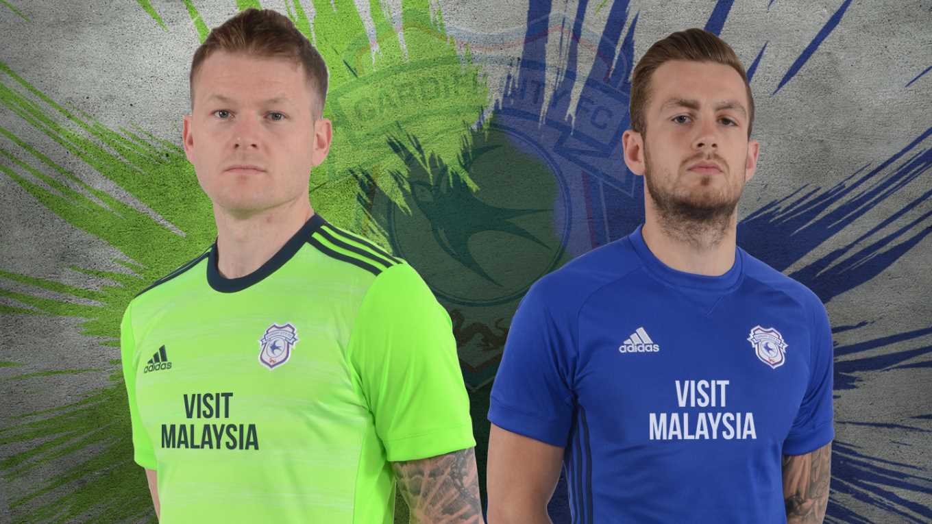 Football shirt soccer FC Cardiff City Bluebirds Home 2018/2019 Adidas  Jersey M
