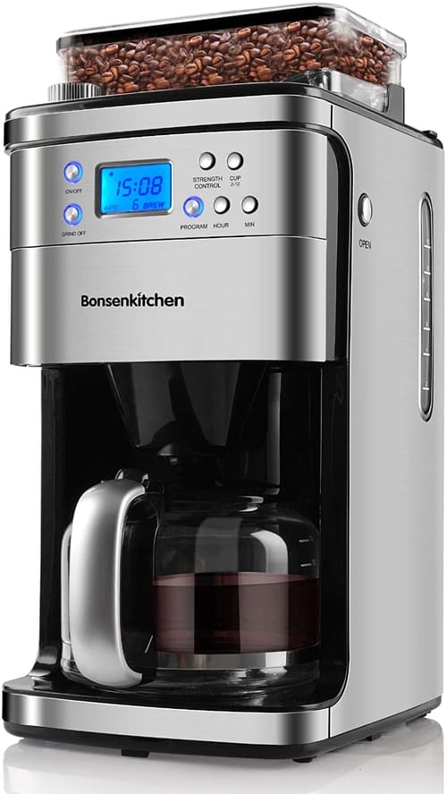 Review Bonsenkitchen 10 Cup Programmable Coffee Maker