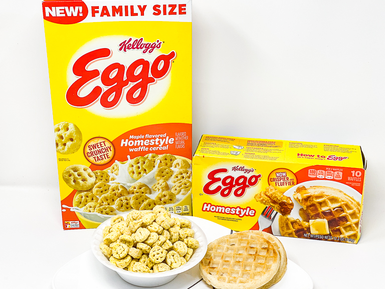 Tales of the Flowers Saturday Morning Cereals Eggo Waffle Cereal