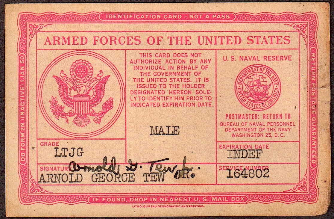 Navy Military ID Cards