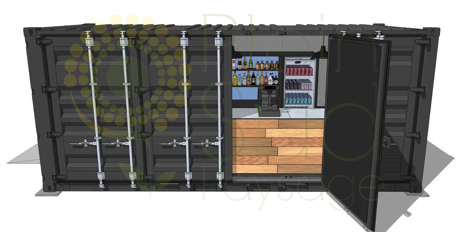 Aménagements extérieurs / Carports / Containers maritimes transformés ...