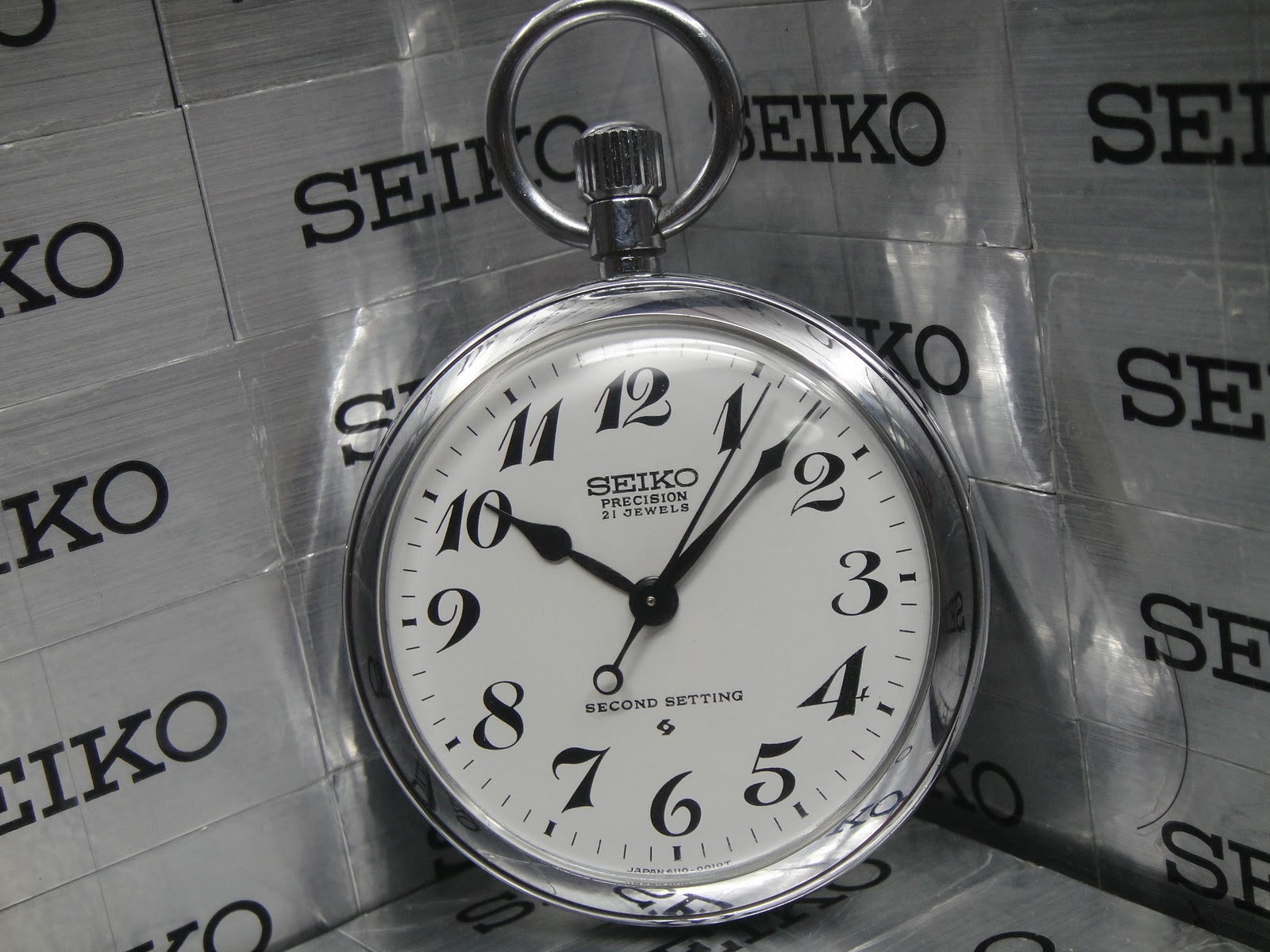 Antique Watch Bar SEIKO PRECISION POCKET WATCH 61100010 SPW03 (SOLD)