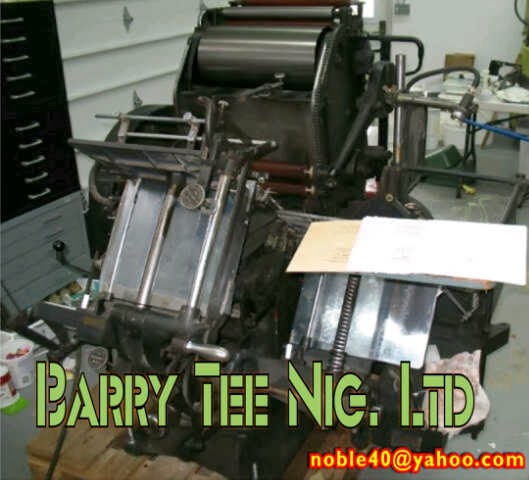 Barry Tee Nig Ltd 08155553317