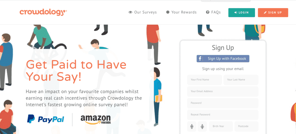 Crowdology is a market research company that pays every user for doing paid surveys online