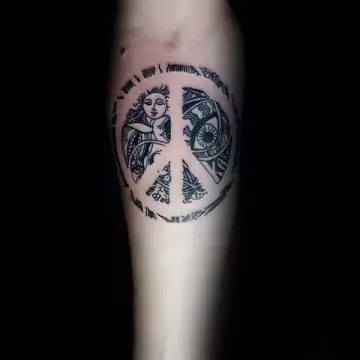 Words Fail Cool Lower Arm Tattoos