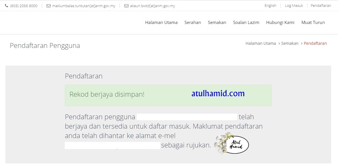 Cara semak Wang Tak Dituntut (WTD) melalui online