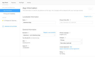 Nuova app iOS app iOS
