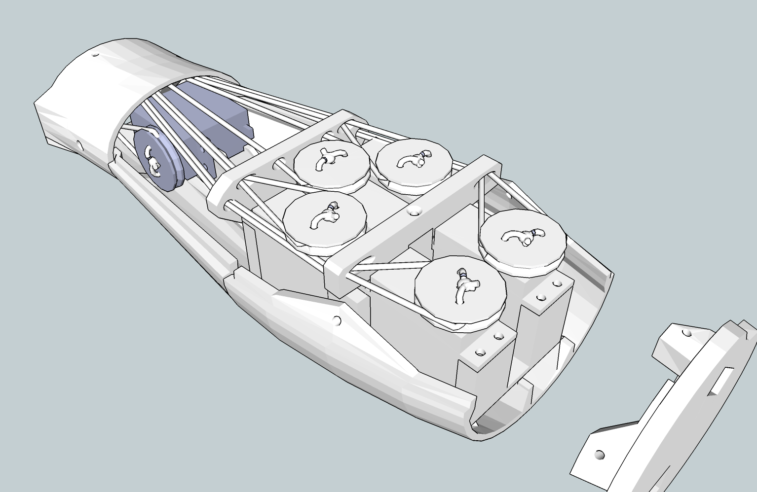 InMoov Simpler Servo Bed