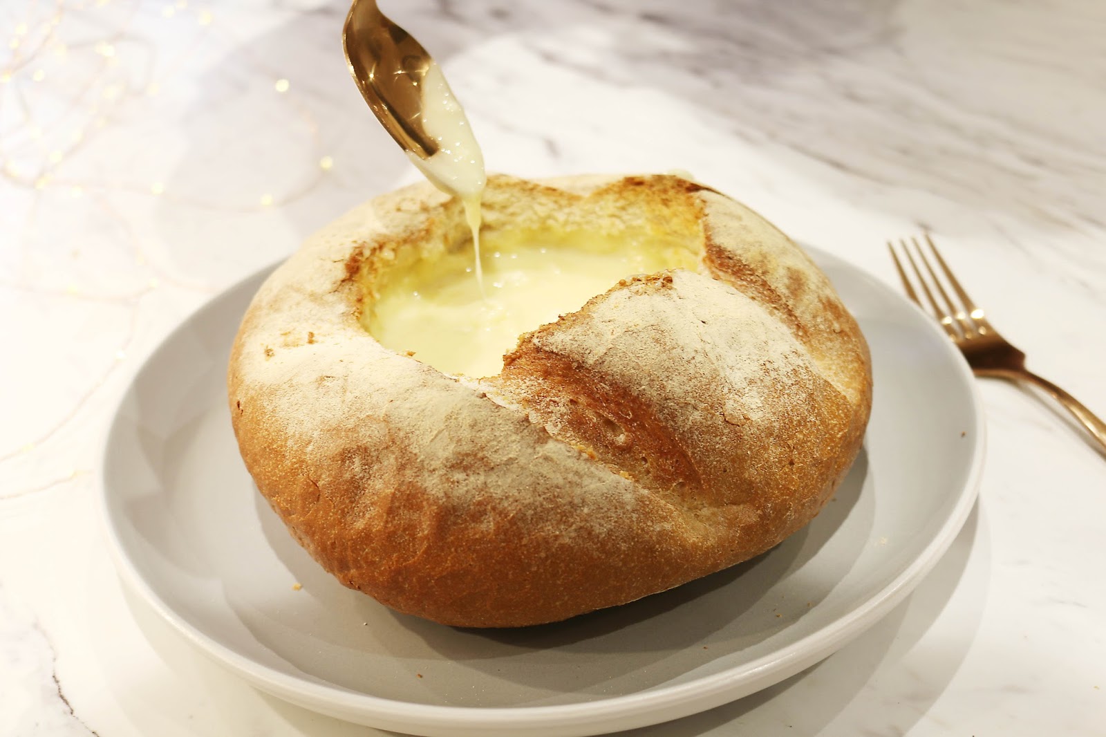 Festive Food Camembert Bread Bowl Recipe