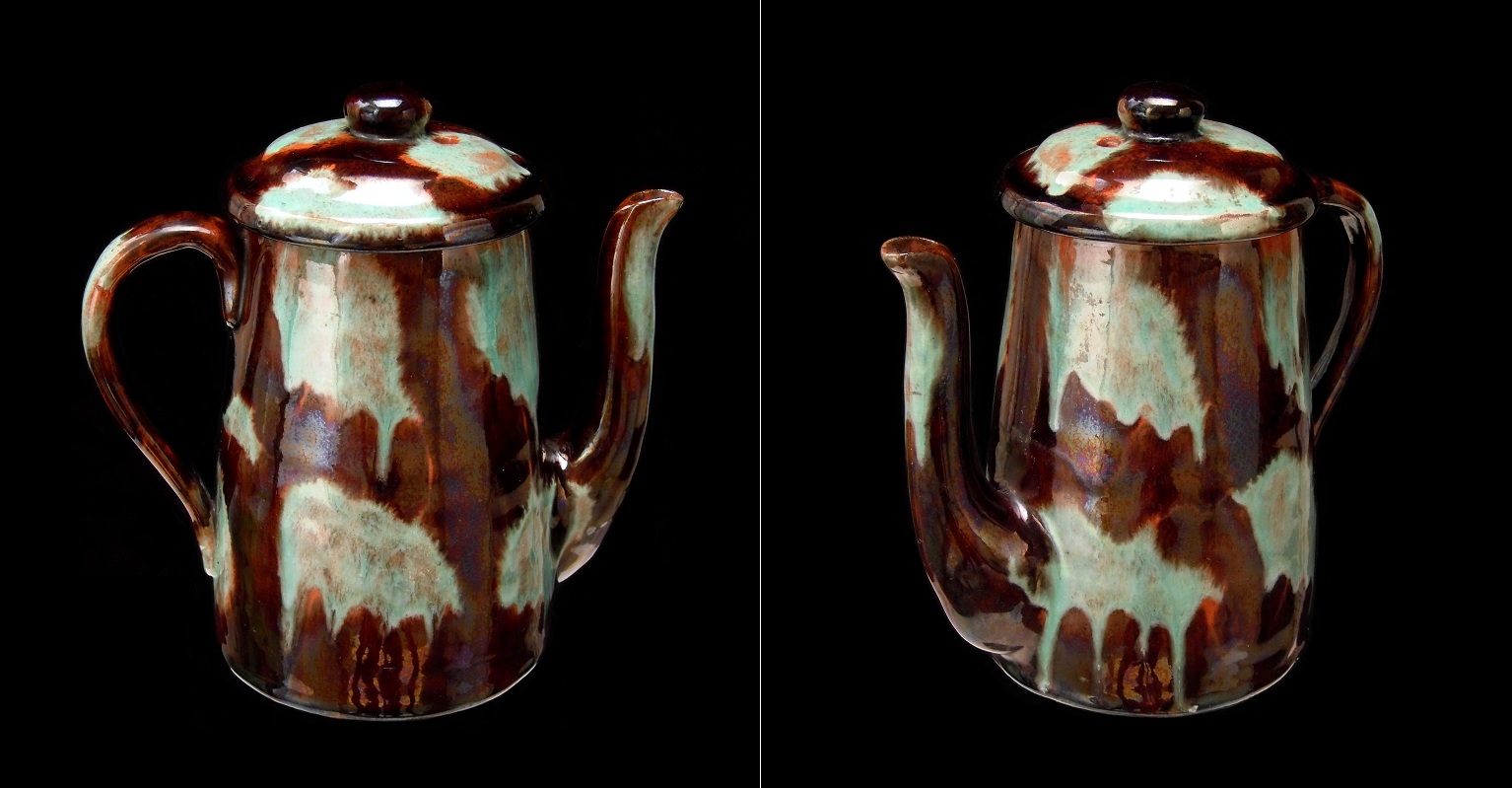 PATINA ANTIK JAPANESE DRIP GLAZE TEAPOT