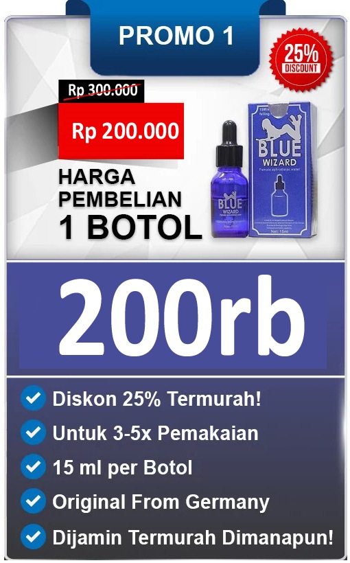 Jual Obat Perangsang Wanita BLUE WIZARD Original 100 Jual Obat
