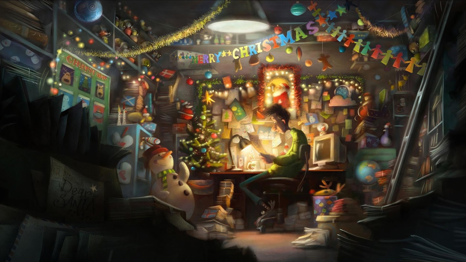 to the escape hatch! Festive Scene Friday! Arthur Christmas