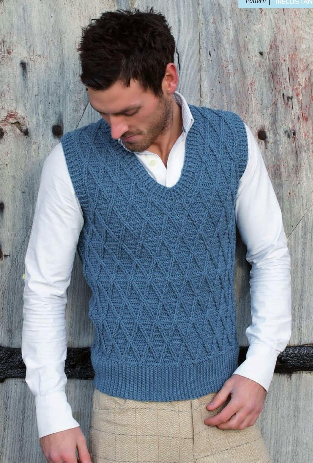 Free English |Crochet Patterns| for |Crochet Sweater| for men 2161