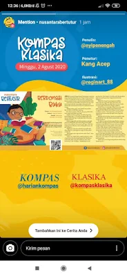 nusantara bertutur instagram klasika kompas klasika kompasid kompasklasika cerita anak di koran kompas cernak kompas