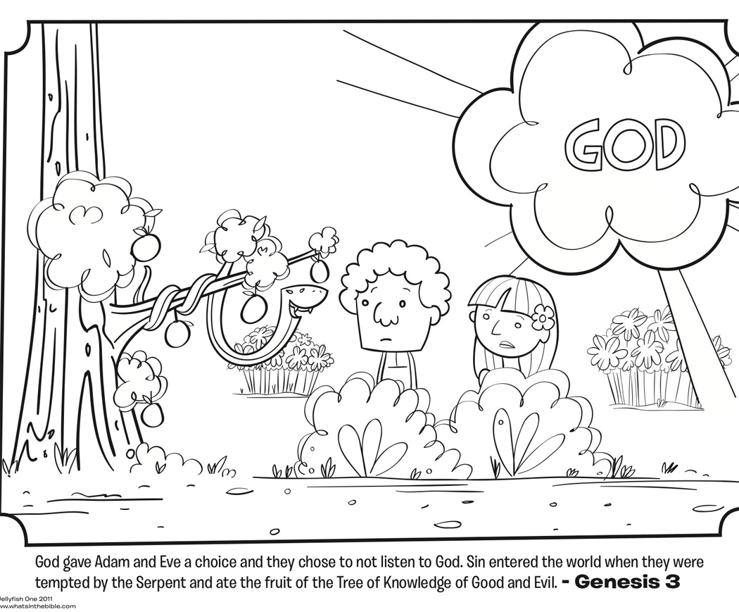 garden of eden and coloring pages - photo #6