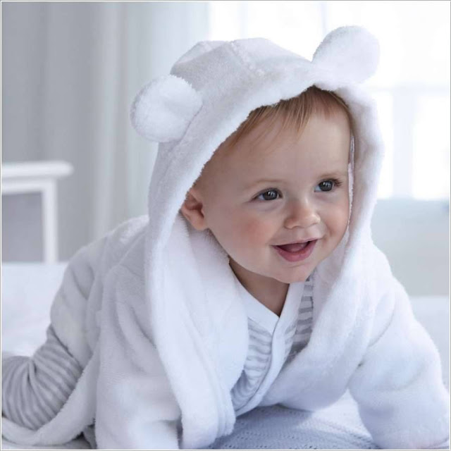 Beautiful Baby Bathrobes & Modeling Baby Bathrobe Towels Interior