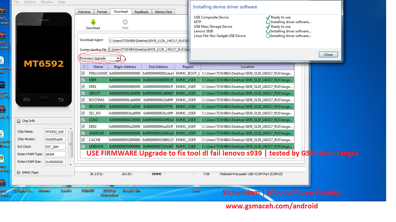 tool dl image fail lenovo a3000 tool dl image fail lenovo a516 tool dl image fail lenovo s820 tool dl image fail lenovo p780 tool dl image fail lenovo a80 How to fix tool dl image fail Lenovo s939 ? Lenovo s939 after flashing use flashtool get error... tool dl image fail