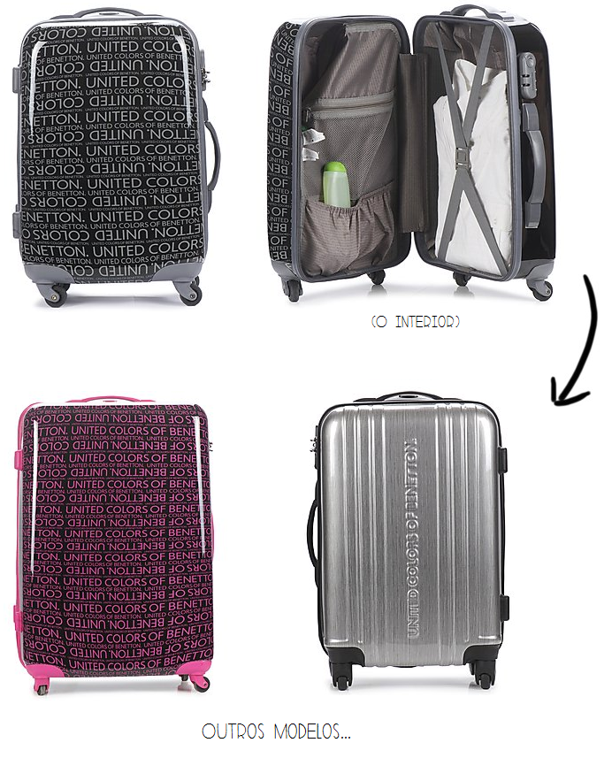 Malas de viagem benetton Clearance