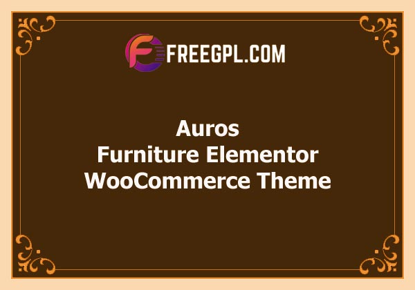 Auros – Furniture Elementor WooCommerce Theme Free Download