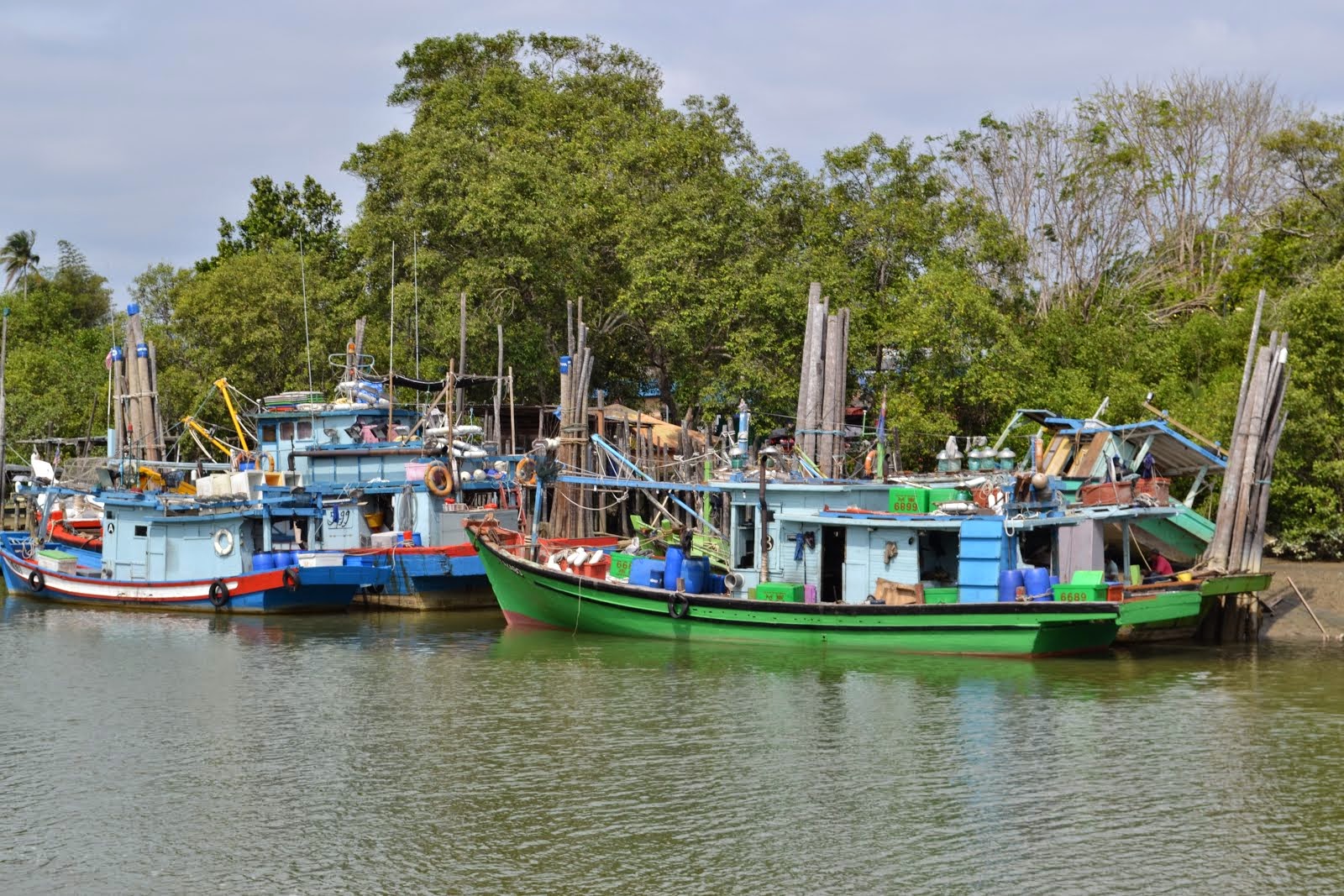 Fishing Boats - Mersing Jetty - Malaysia