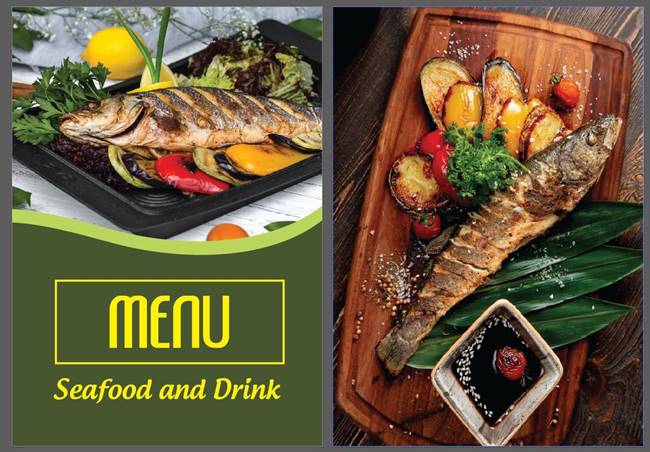 Thiết kế menu nhà hàng đẹp- Mẫu menu nhà hàng đẹp tại Phú Quốc