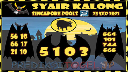 Syair Kalong Togel Singapura Kamis 23-09-2021