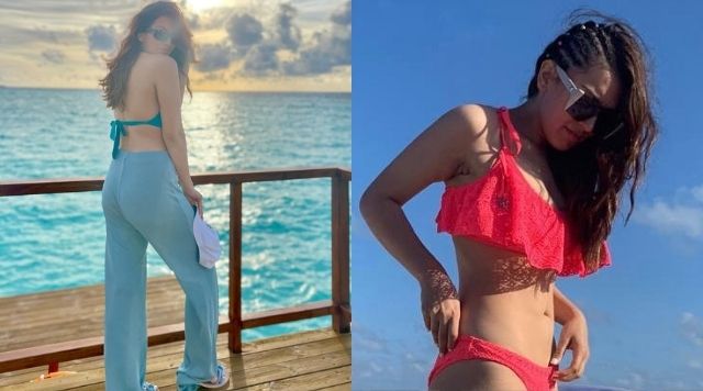 Hansika Motwani Shares Her Jaw-Dropping Pictures In Backless Bikini Top From Maldives Vacation.