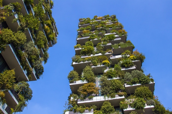 torri verdi-bosco verticale-Milano-sostenibilità-architettura-Boeri