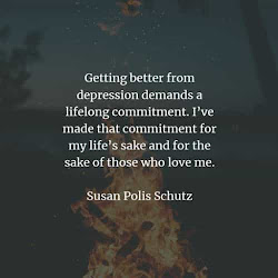 depression quotes deep sayings enlighten friends commitment lifelong demands better getting