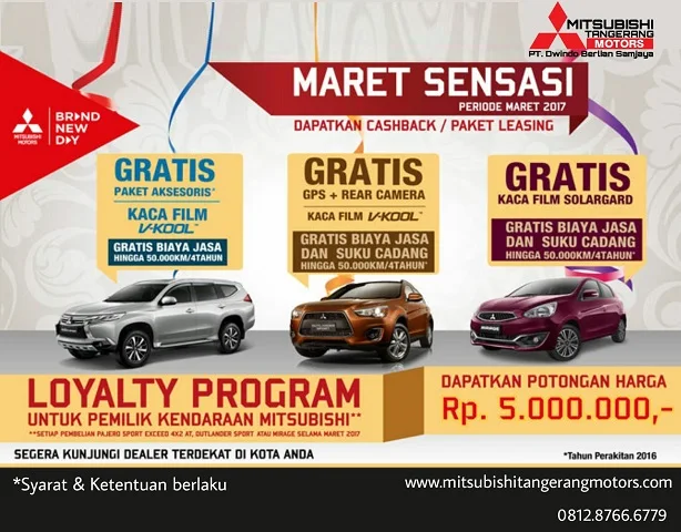 Sensasi Maret Mitsubishi Tangerang