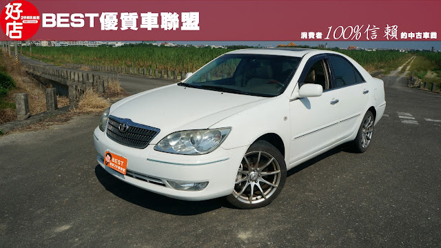 2004年 Toyota Camry 白色 豐田中古車