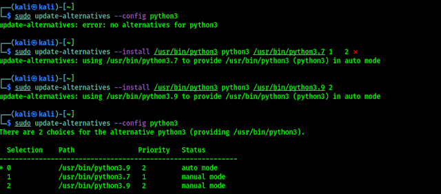 python3 alternatives python3 alternatives
