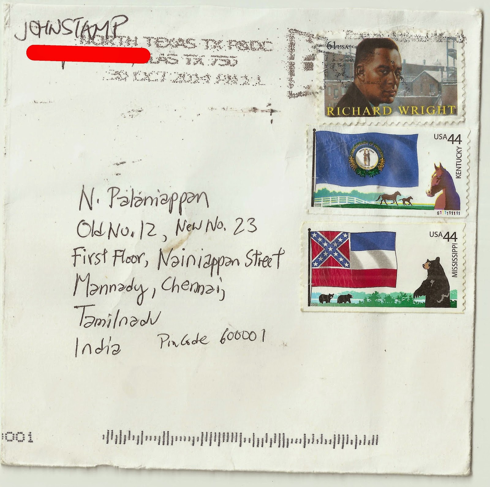 Free Stamps For Collectors stamp requests received in the month of November 2014