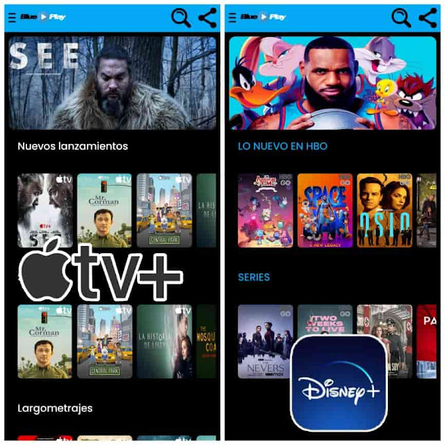 BluePlay - Potente Aplicación de PELICULAS y SERIES Para Android 2021