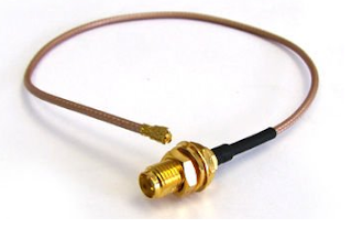SMA female to IPEX jumper RG178 RF cable 10cm 20cm