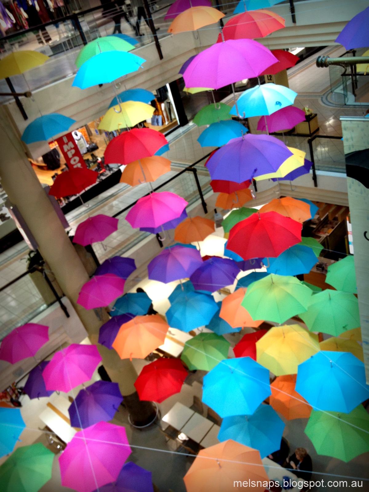 MELBOURNE.SNAPS Umbrellas in Australia on Collins