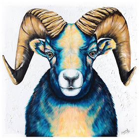 11-Bighorn-Sheep-Martin-Aveling-Animal-Portraits-www-designstack-co