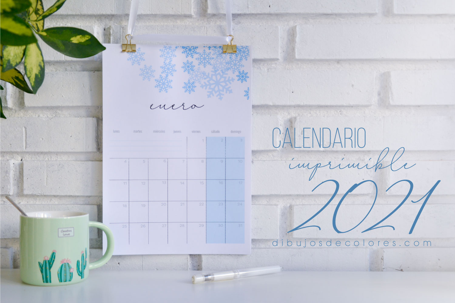 Free printable calendar 2021
