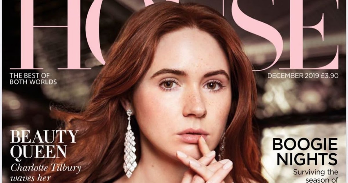 Karen Gillan – Country & Town House Magazine December 2019 Cover and Photos
