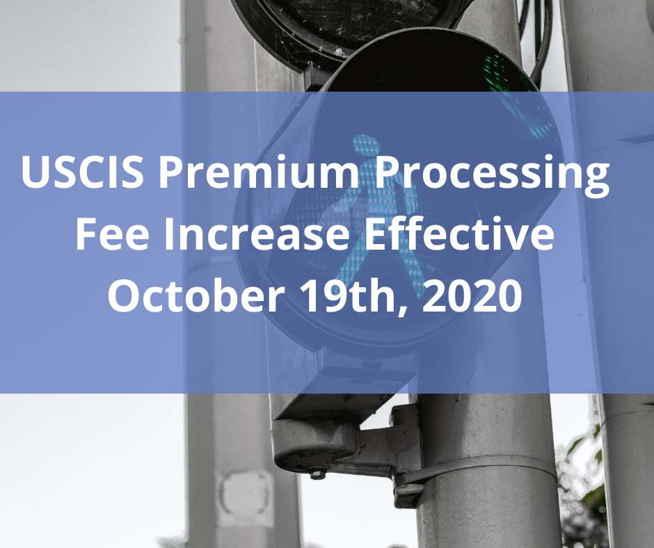 Sweet Beginning USA USCIS Premium Processing Fee Increase Effective