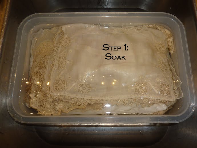 Rita's Sew Fun Whitening Vintage Linens