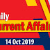 Kerala PSC Daily Malayalam Current Affairs 14 Oct 2019