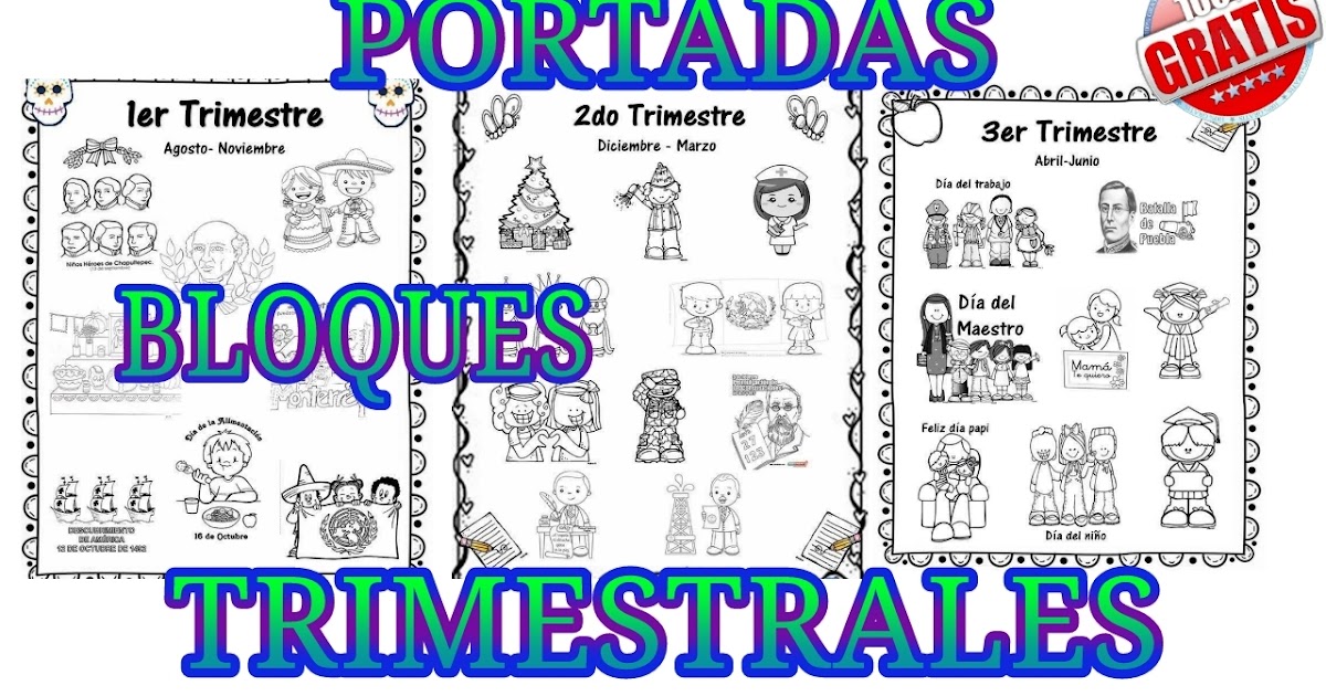 Portadas trimestrales - Mi Salón de Clases Virtual