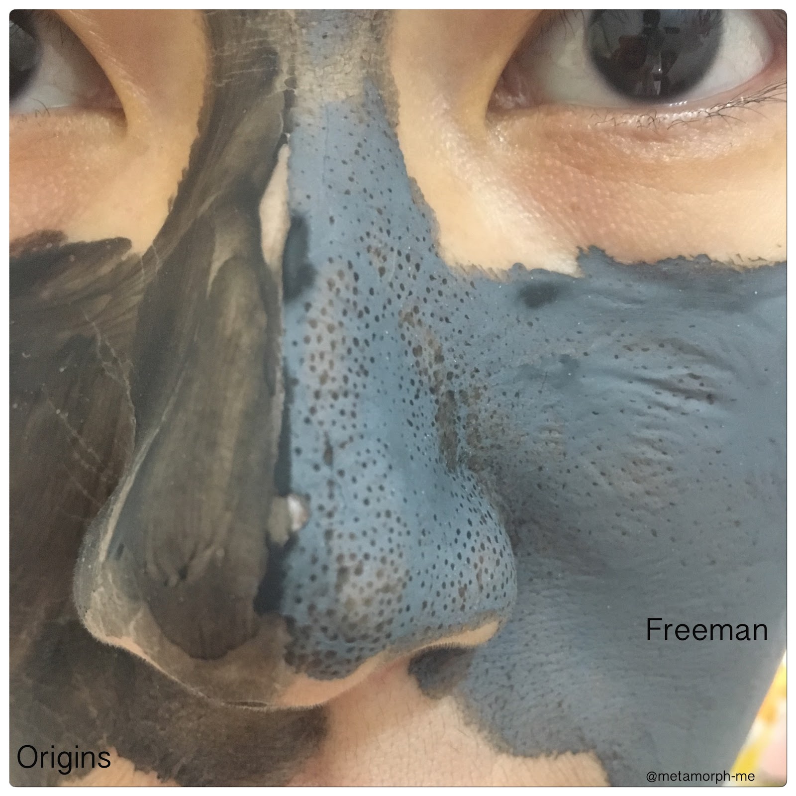 battle of the origins clear improvement active charcoal mask vs detoxifying charcoal and black sugar mask metamorph-me