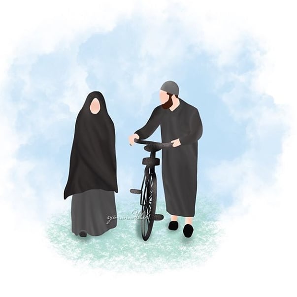 40+ Cute Muslim Couple Cartoon DP Pics HD Images Wallpaper ...
